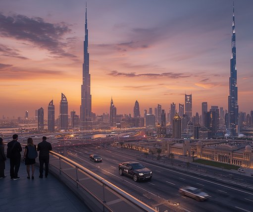 Dubai landmarks collage